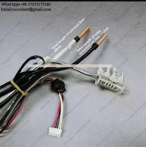 k3 10K+10K+50K 3-in-1 Temperature Sensor Probe for Inverter Air Conditioner External Unit | Outdoor AC Induction Sensor