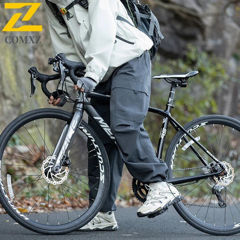 Men's Cargo Pants 2025 New Autumn Vintage Mountain Climbing Utility Trousers Outdoor Cycling Camping Lightweight Workwear Pants