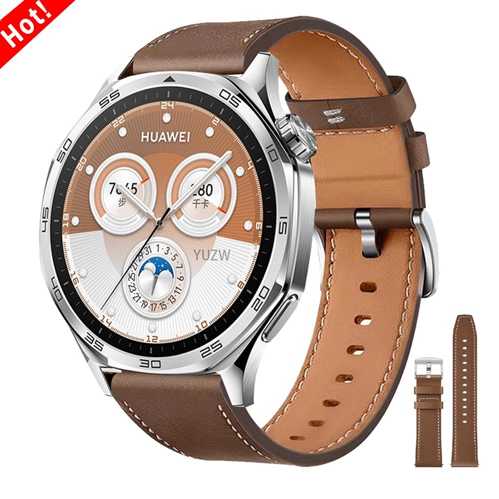 20 mm 22 mm Leder-Ersatzarmband für Huawei Watch GT3 SE 2 42 mm Runner Buds Band GT5 4 Pro/GT5 4 46 mm Ultimate-Armband