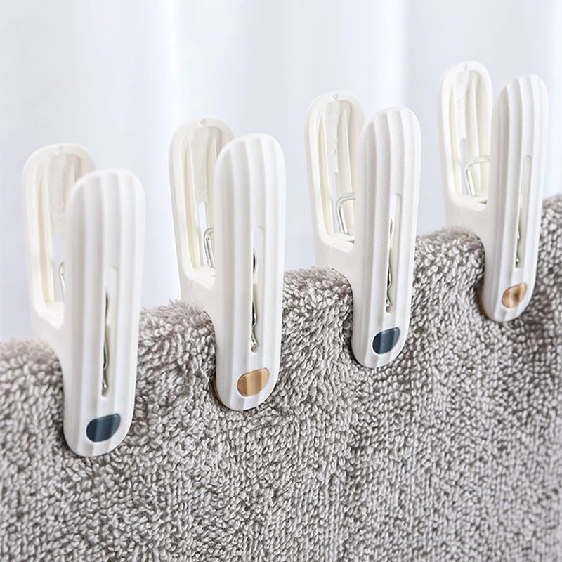 Non-Slip Clothespin Quilt Drying Clip Underwear Hanger Utility Clothespin Sock Dryer Clips Towel Clips for Windproof Clothespins