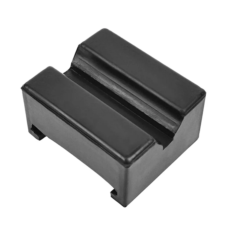 Universal Fit Rubber Pad for Car Lift Jack Stand; Slotted Adapter for Welds Protection; Jack Pad Accessory For Floor