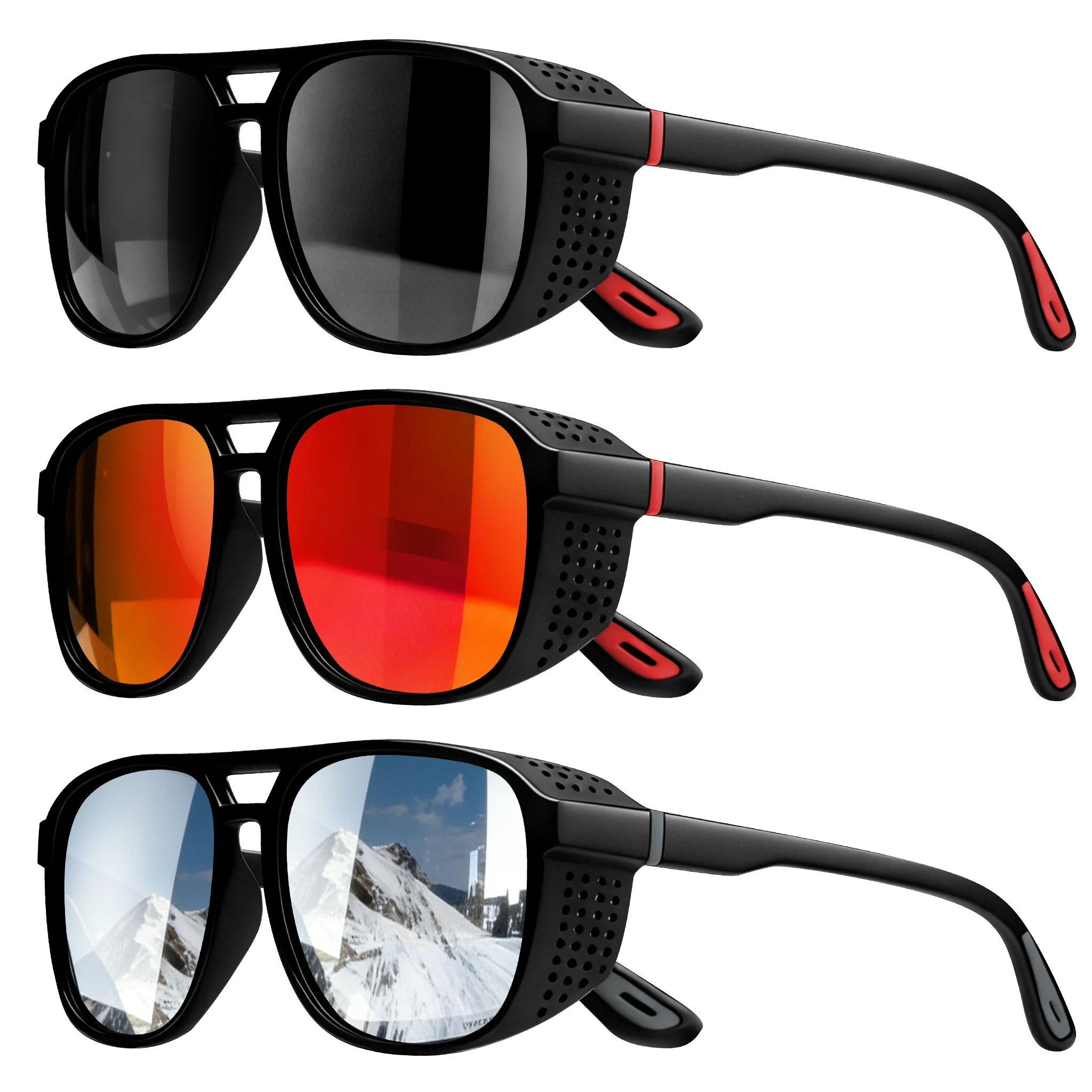Polarized Sports Sunglasses UV400 Driving Eyewear Running Goggles Men Women Professional Windproof Outdoor UV400