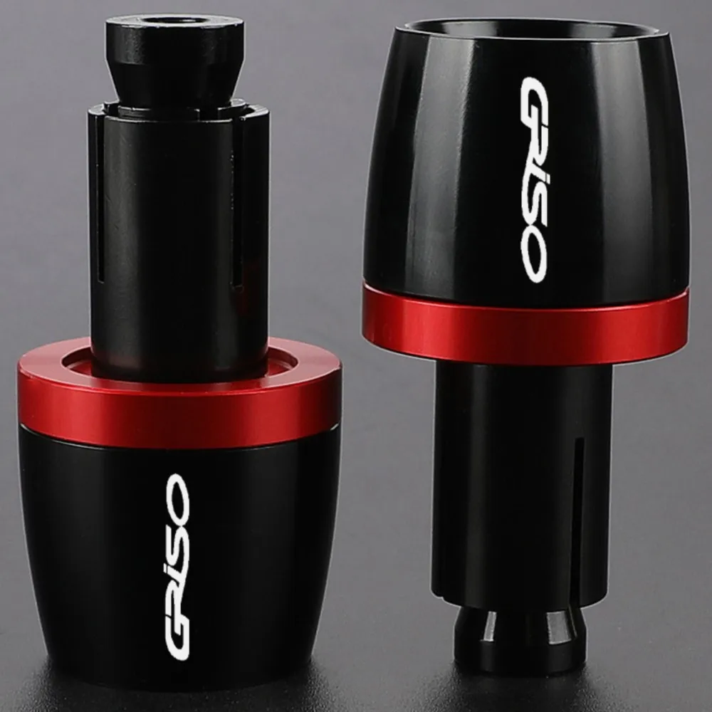 

For MOTO GUZZI GRISO 2006 2007 2008 2009 2010 2011-2015 Universal Handlebar Grips Bar End Cap Counterweight Plug Slide 2014 2013