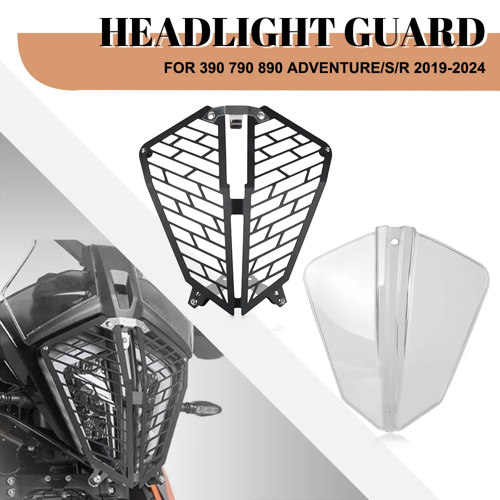 

Аксессуары для 390 790 890 ADVENTURE/S/R 2019 2020 2021 2022 2023 2024 2025 Защитная сетчатая решетка для фар мотоцикла