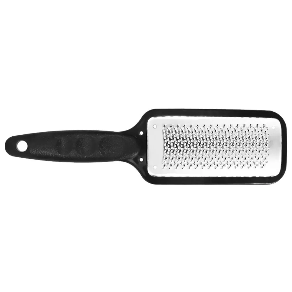 

Premium Stainless Steel and Plastic Foot File Exfoliator for Dry Hard Skin Callus Removal Soft Smooth Feet Pedicure Tool Travel