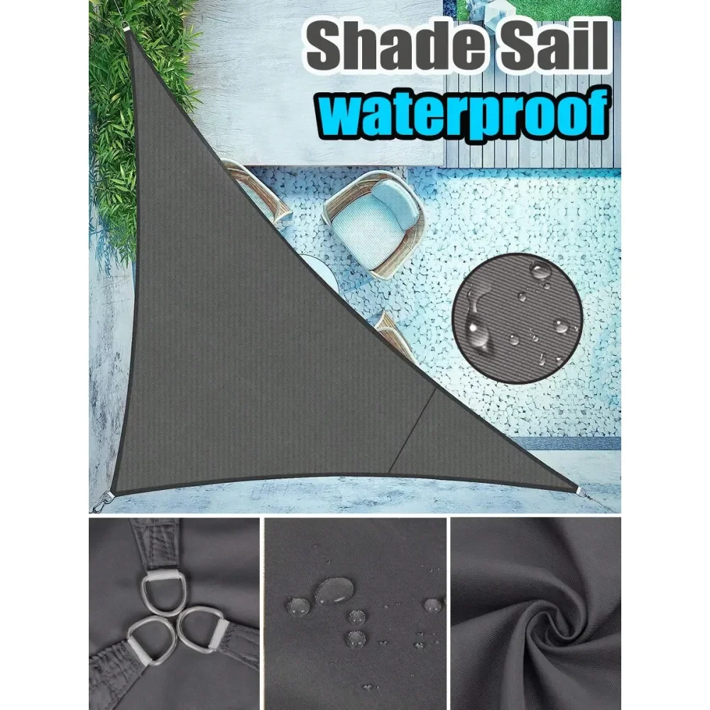 

Sun Shade Sail Waterproof UV Block Awning Shade Sails Canopy Sunscreen Cover Tents For Patios Garden Swimming Pool Outdoor Camp