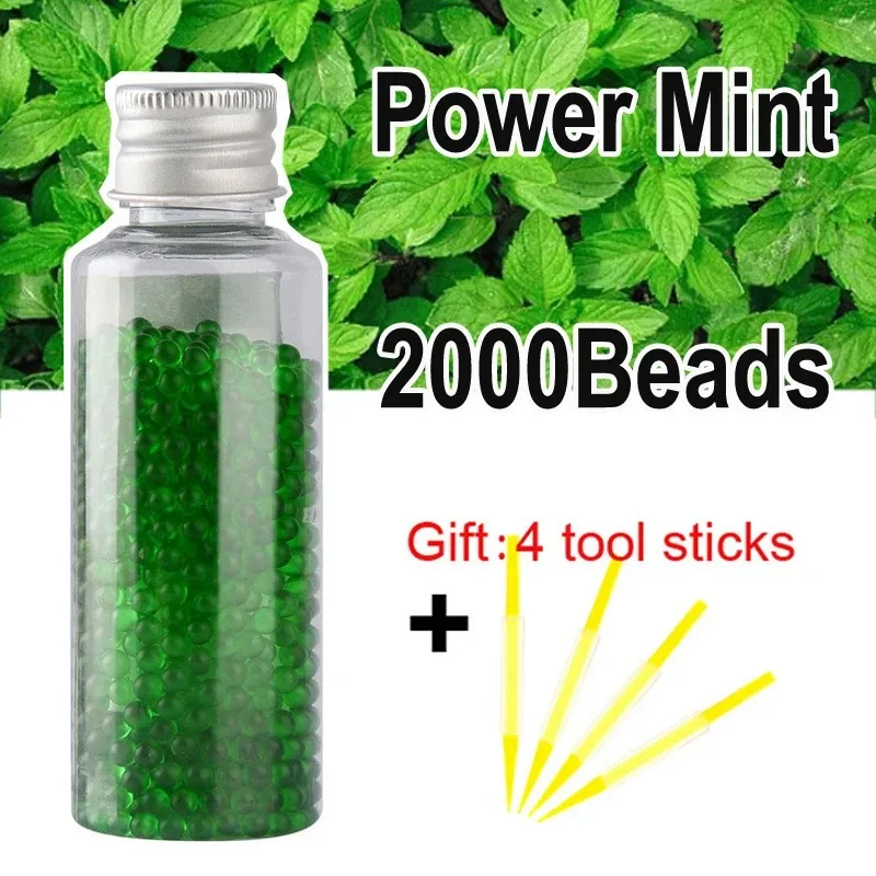 2000Pcs Cigarette Tastes Beads DIY Fruit Mint flavor Explosion Bead Black Ice mint Bursting Beads Smoking Gift Gadgets Tool view 4