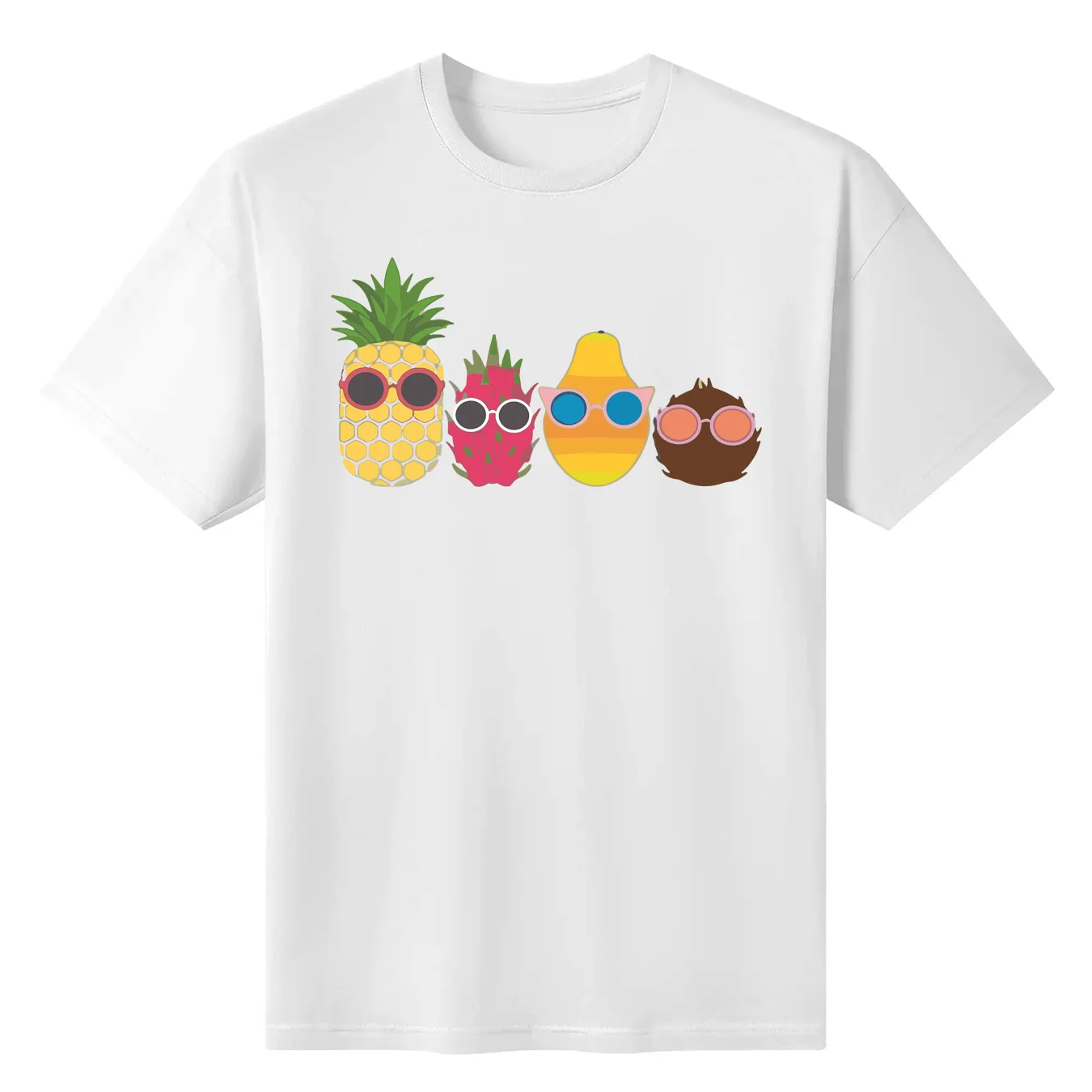 

Maycaur New Summer Funny Watermelon Fruit Print Women T Shirt Harajuku White T Shirts Cartoon Casual Woman Tops Female Clothes