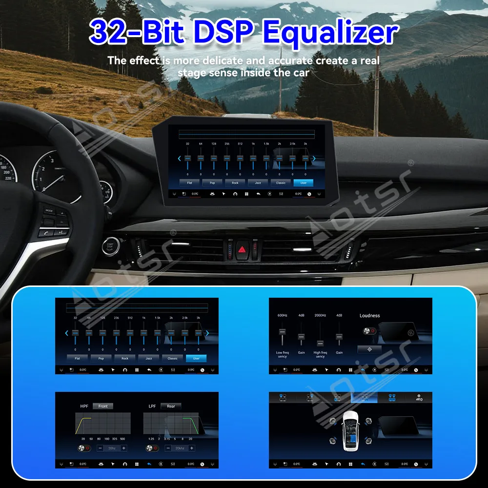 راديو سيارة أندرويد 12.9 بوصة رفيع للغاية لسيارات BMW X5/X6 2014-2016 ترقية 2026 نمط جهاز ملاحة GPS للسيارة Carplay الوسائط المتعددة #5