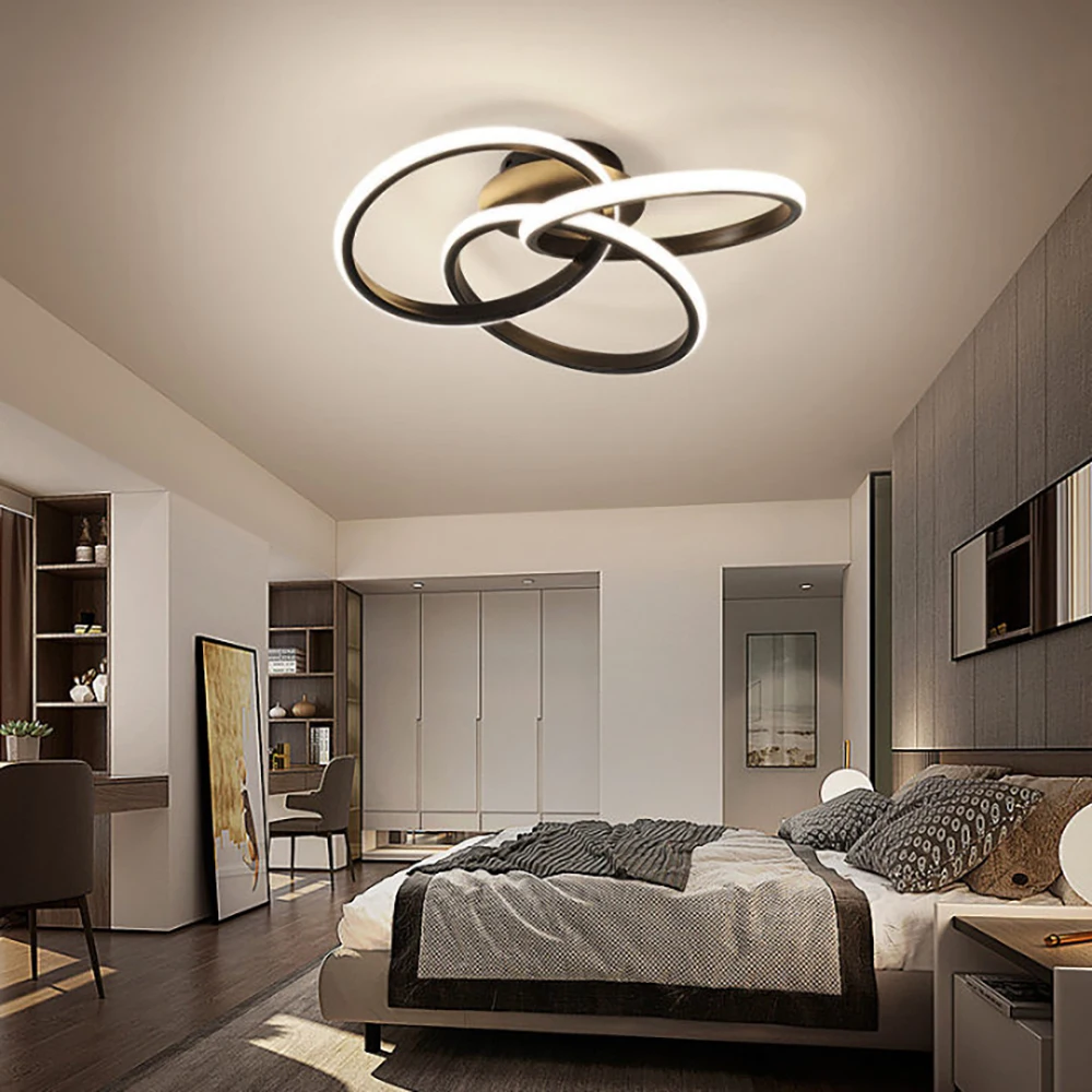 

Modern LED Aisle Ceiling Light In Black White Indoor Lighting Fixture 30 Watts For Corridors Hallways Balconies Offices