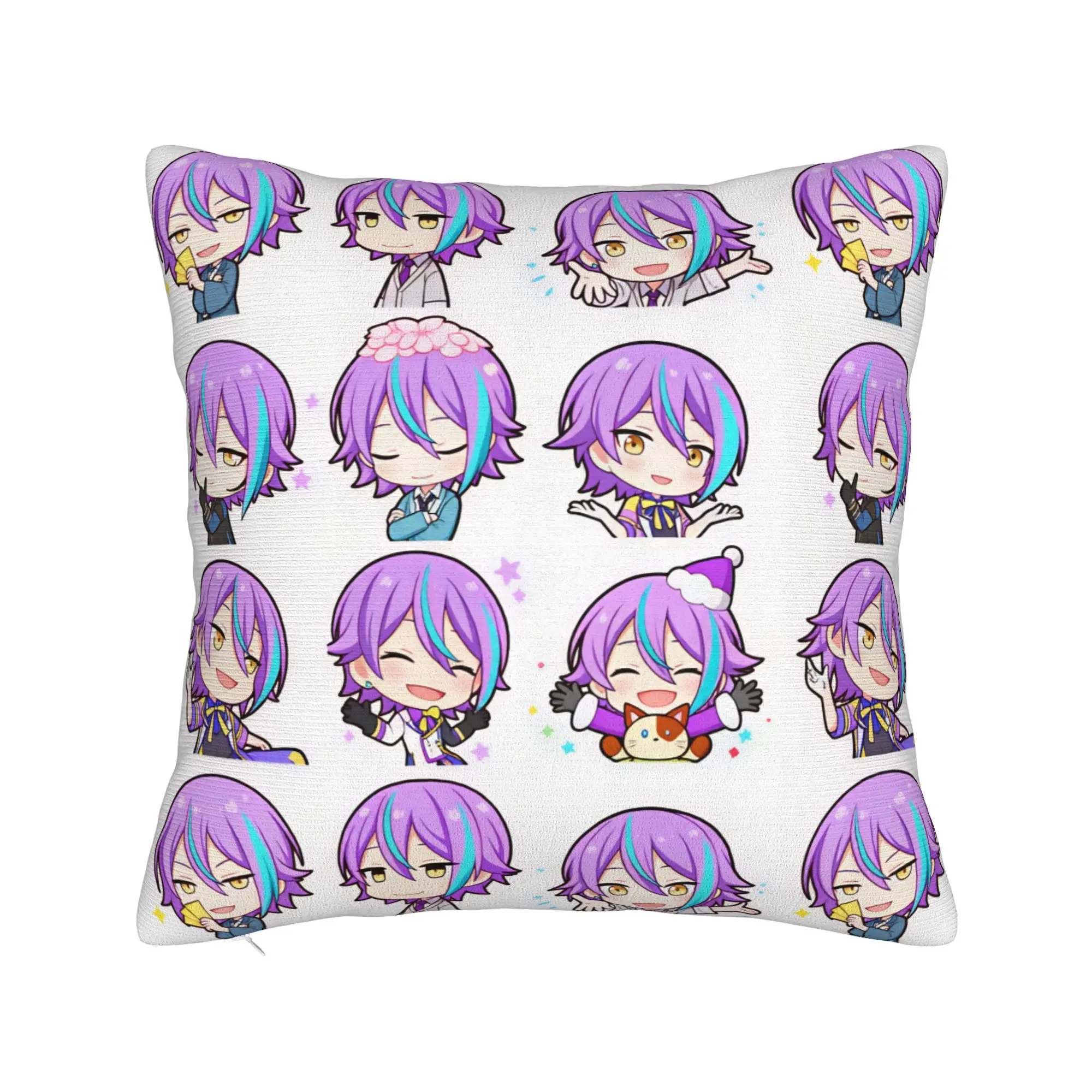 Project Sekai Rui Kamishiro Anime Game  Pillow Case  Comfy Pillow Cover Retro Trendy Cushion Cover For Sofa Home Decor