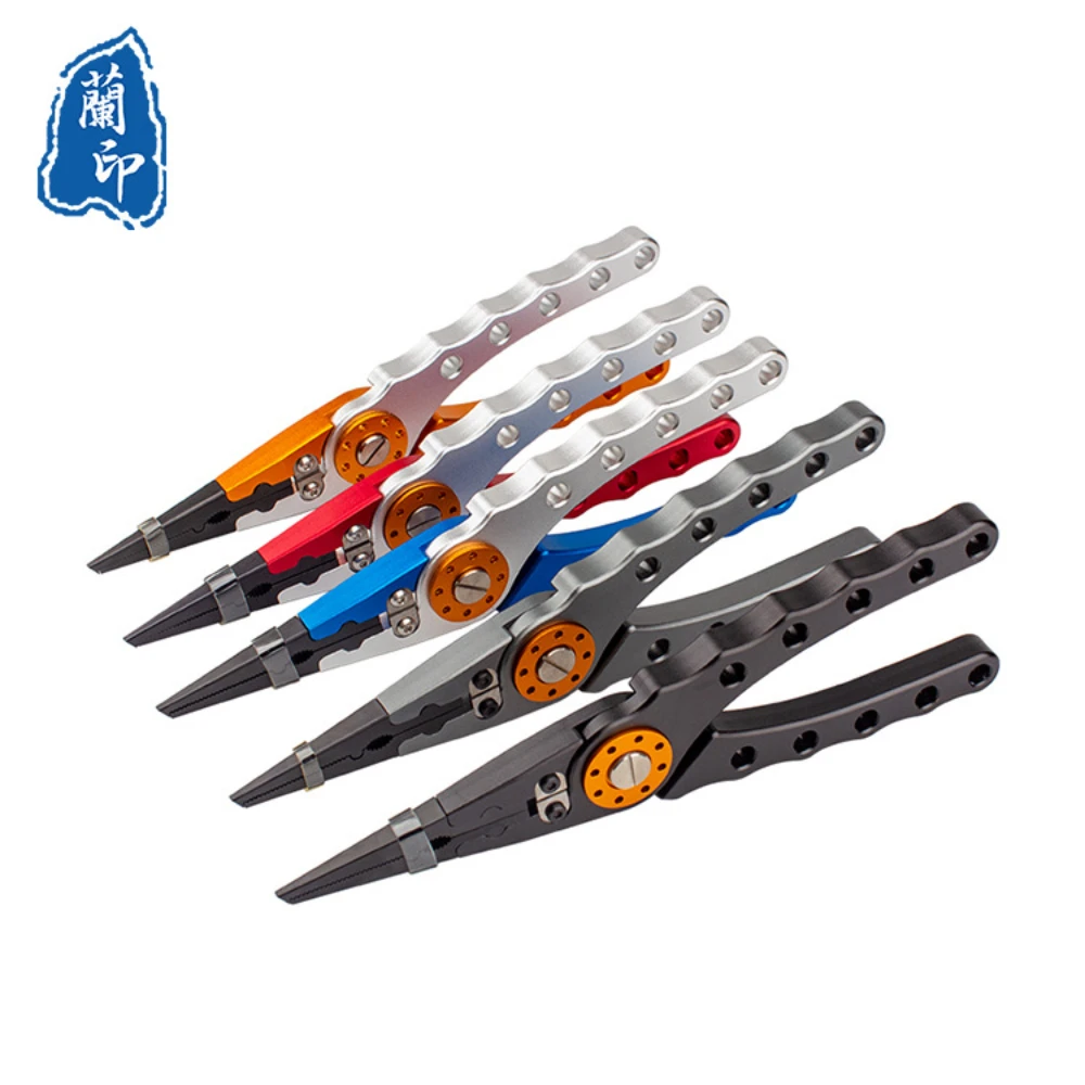 

Multifunctional Aluminum Alloy Fishing Pliers - Split Ring Opener, Hook Remover & Line Cutter for Saltwater/Outdoor Angling