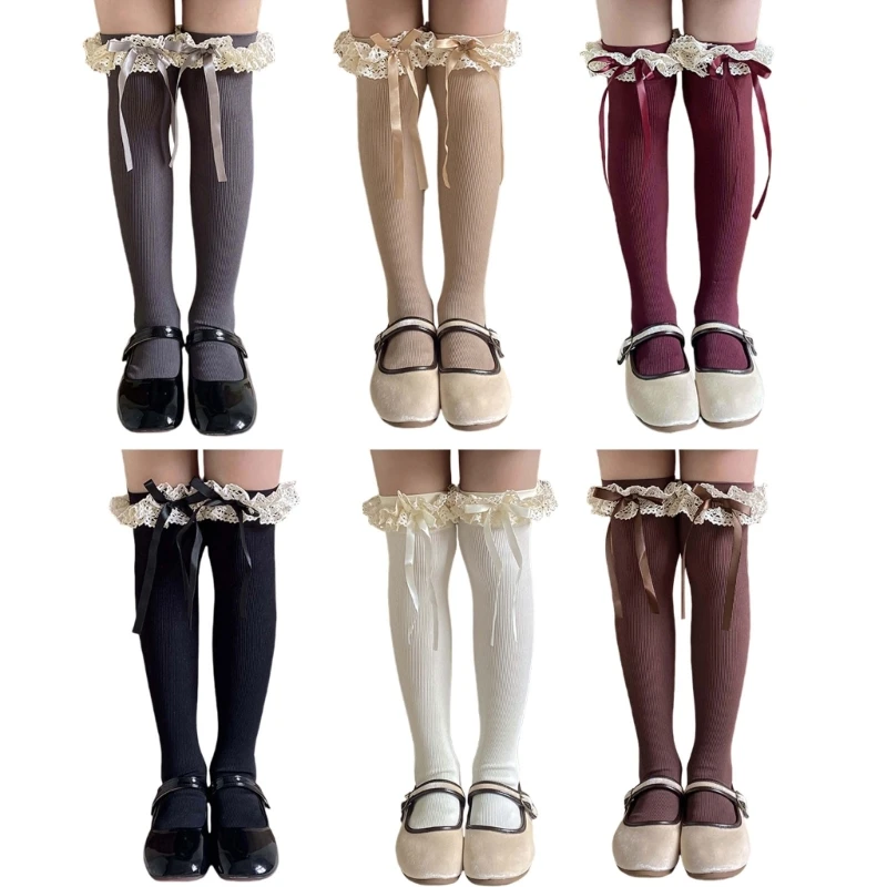 

Long Over Knee Stockings Fashion Calf Socks Socks for Teen Girl 3-13 Year