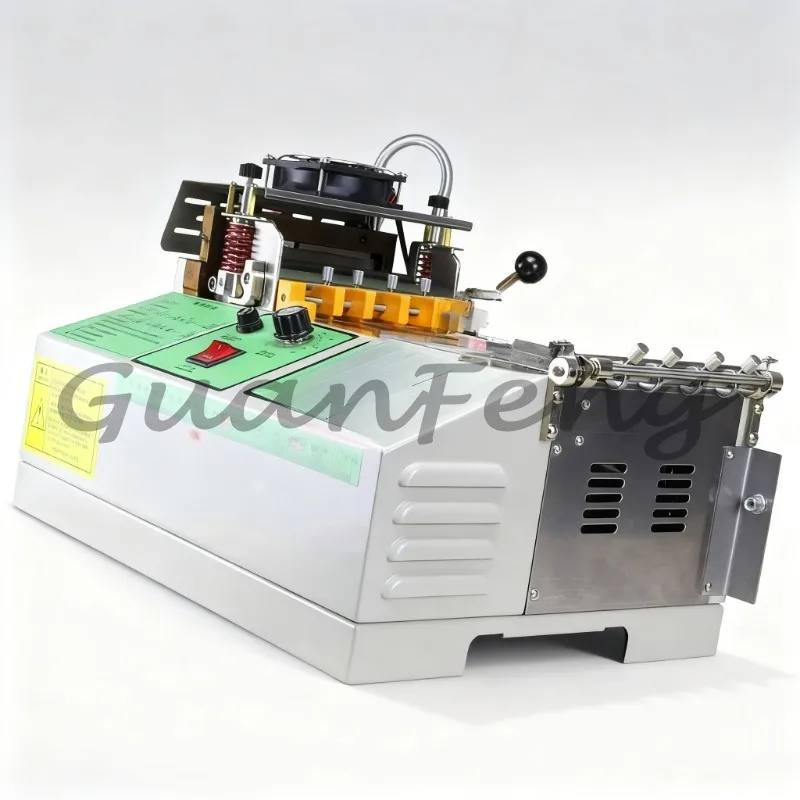 220V Computerized Automatic Hot Cold Rope Cutter, Zipper Ribbon Webbing Elastic Band Cutting Machine