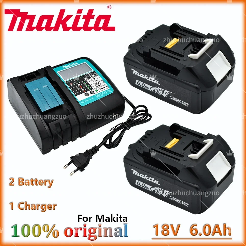 

Original Makita 6.0Ah 18V Li-ion Battery Charger DC18RF BL1860B BL1840 BL1830 BL1430BL1440 DC18RC Charging Tool With USB Port