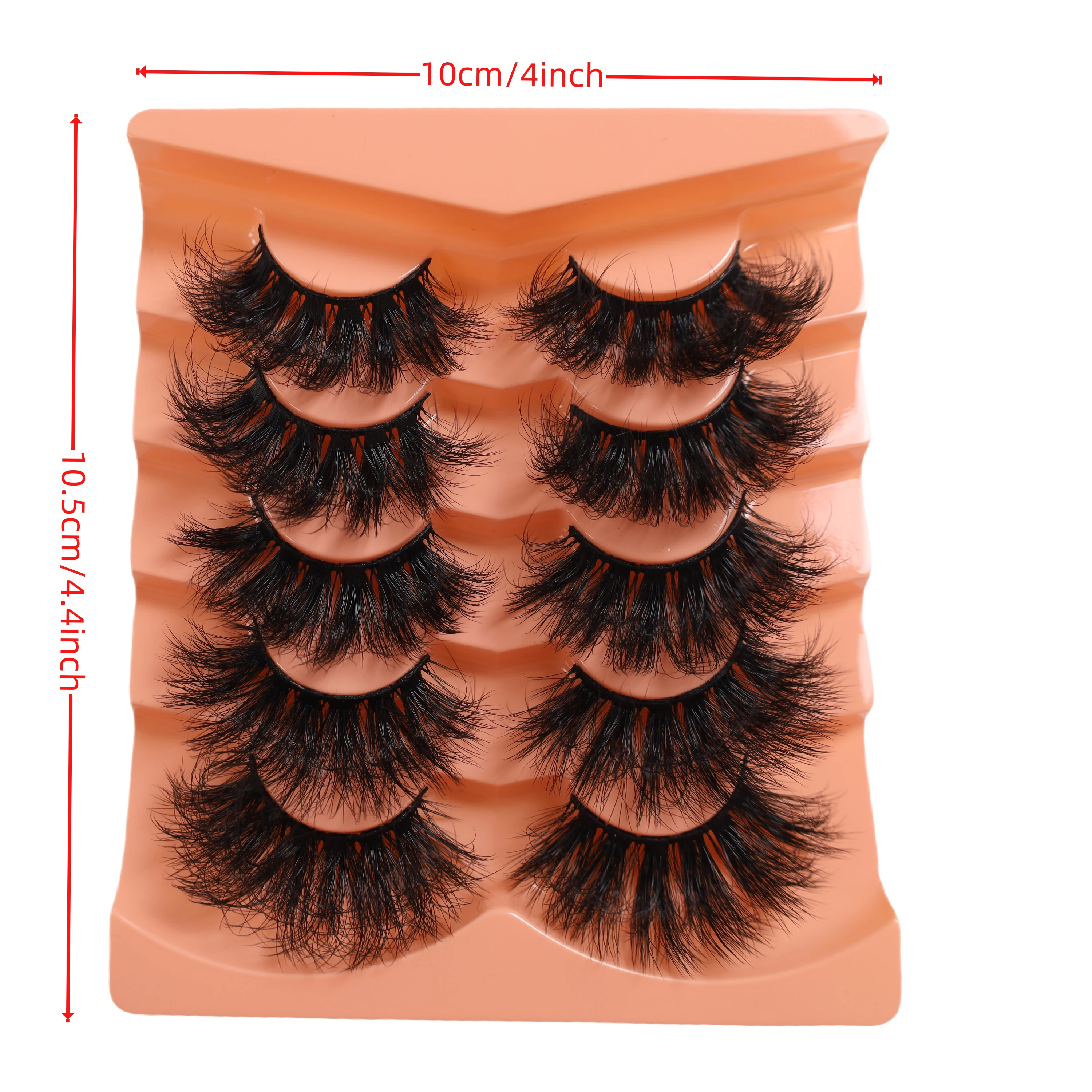 5-Pair Explosive Hair New Product False Eyelash Multi Layer Thick Cross Eyelash