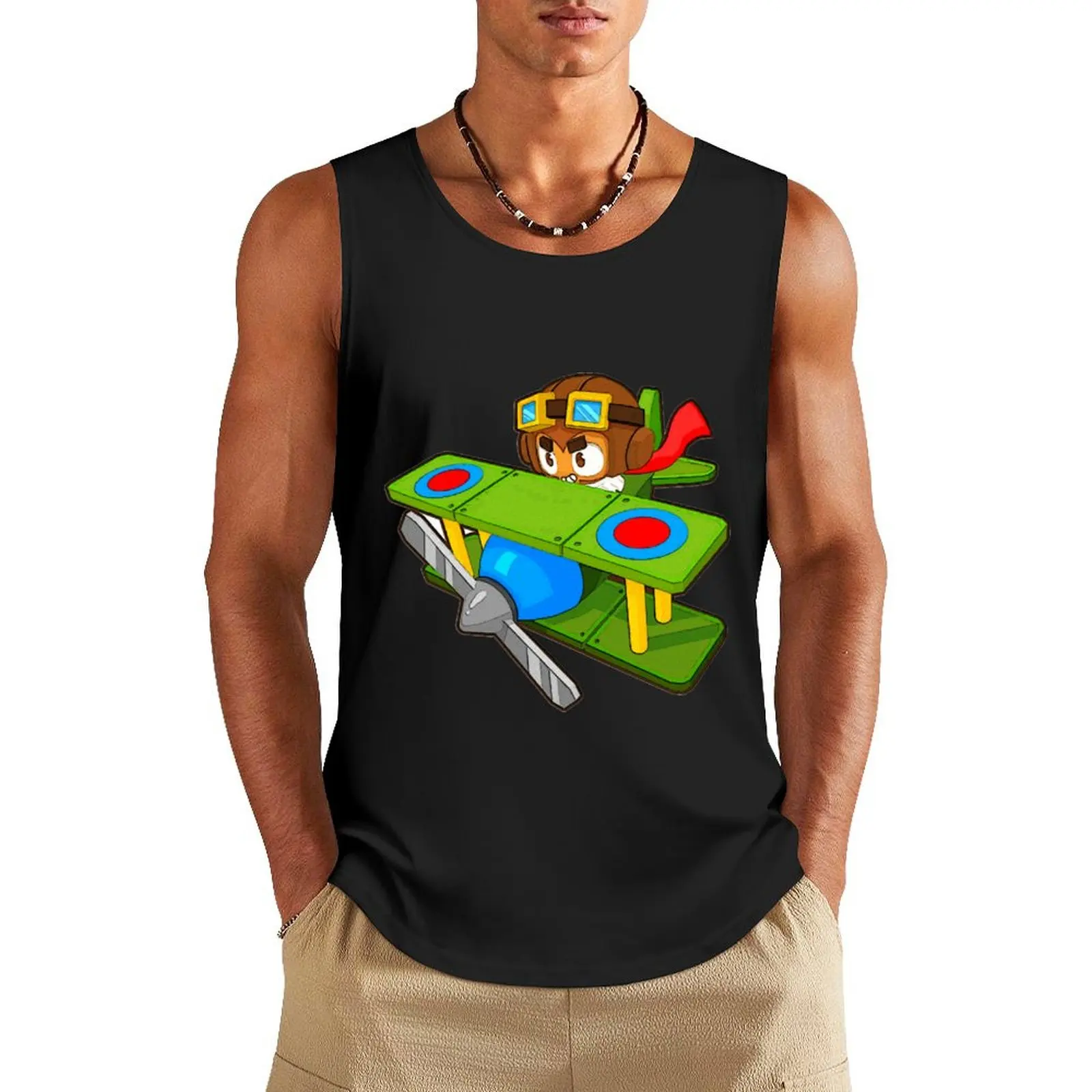 

Singe Bloons Td 6 Tank Top sleeveless shirt man gym sleeveless vests t-shirt Men's men clothing