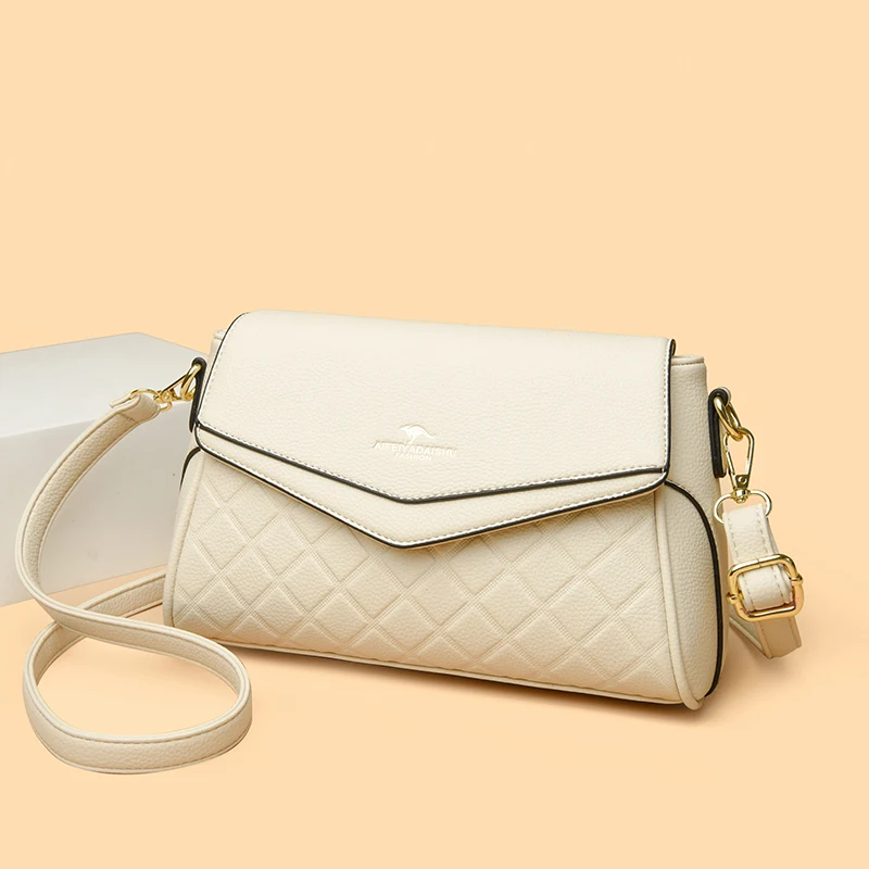 أزياء عالية الجودة بو الجلود حقيبة يد محفظة أنيقة المرأة بلون الكتف حقائب كروسبودي سيدة رسول حمل للفتيات