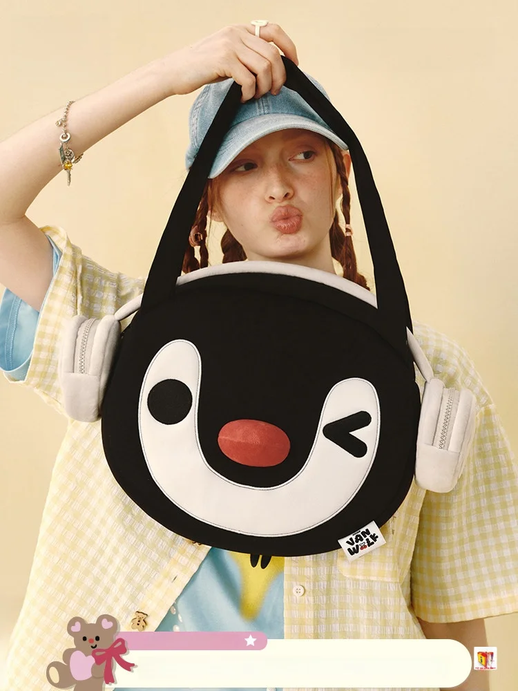 

Милая сумка-пингвин на одно плечо, женский кошелек, монетница, повседневная сумка через плечо из мягкого полиэстера