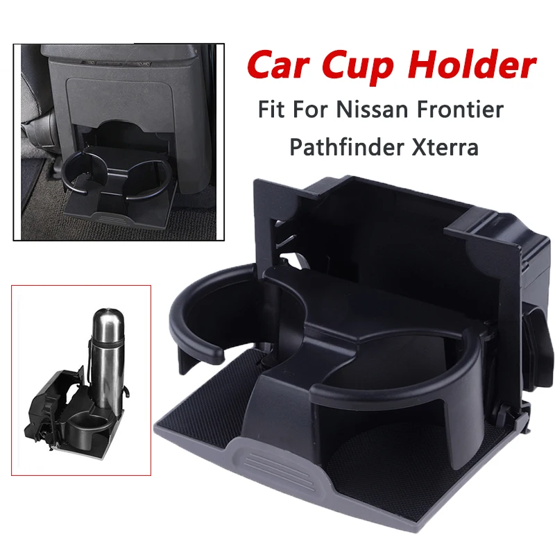 

Car Drink Cup Bottle Holder Rear Center Console Adjustable Fit For Nissan Frontier Pathfinder 2005-2012 Xterra Car Accessories