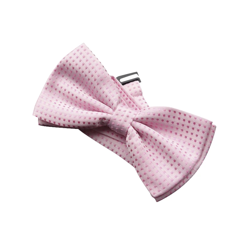 Ikepeibao Polka Dots Men Bowtie Knot , Polyester Bow Ties Candy Solid Color Free Shipping