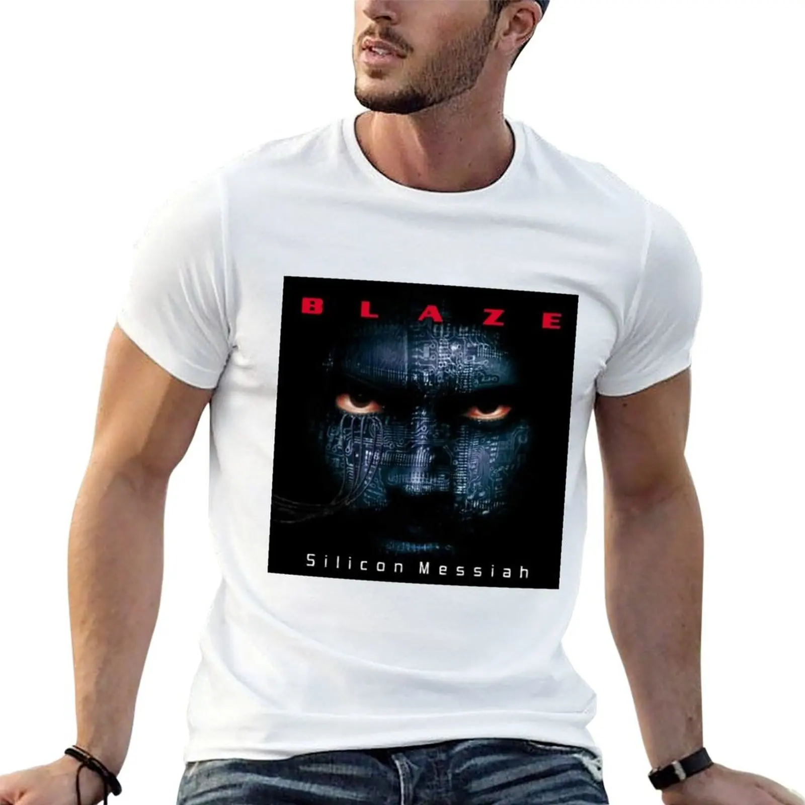 Camiseta Blaze Bayley para hombre, camisetas de lujo para hombre, paquete de camisetas blancas para hombre, camiseta gráfica