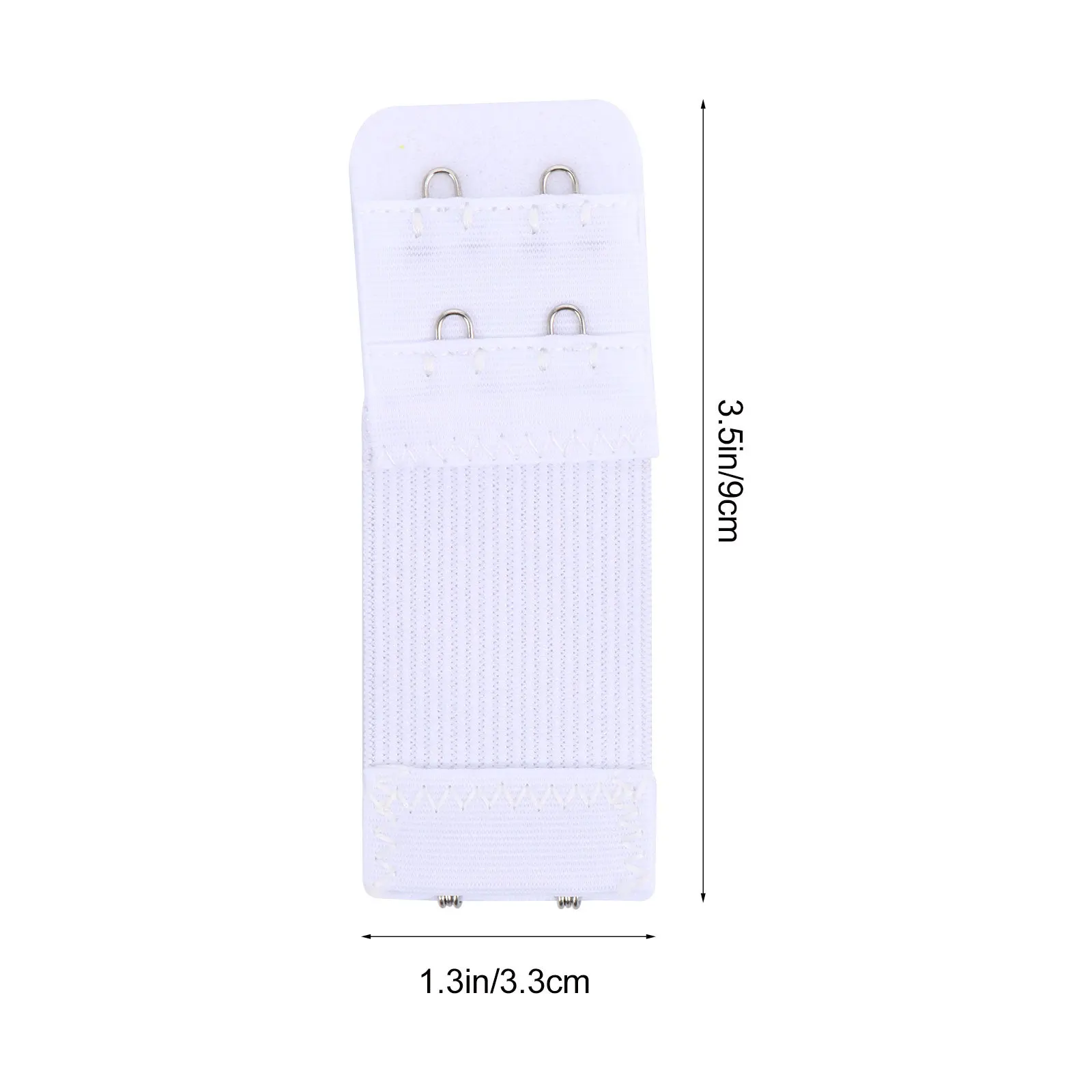 Hebilla extensora de sujetador elástico para mujer, 20 piezas, 2 ganchos, 2 filas, correa de extensión de sujetador ajustable, suave, Flexible y cómoda