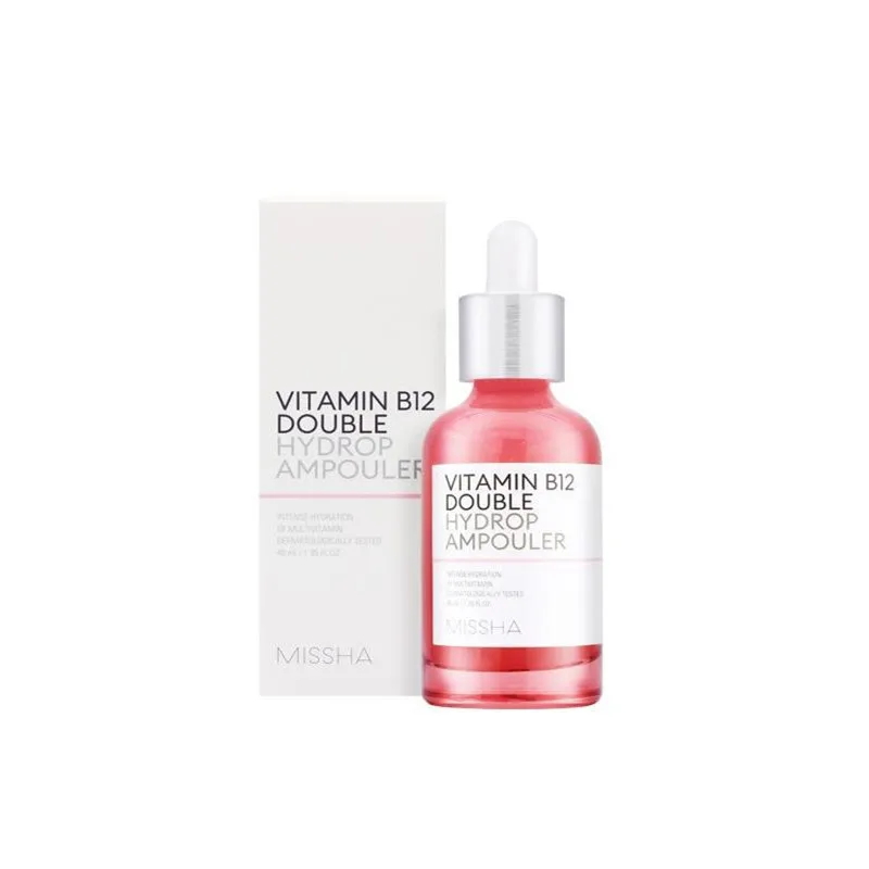 Missha VITAMIN B12 Double Hydrop Booster 195ML Enriched Serum Moisture Dry Sensitive Skin Korea Cosmetic