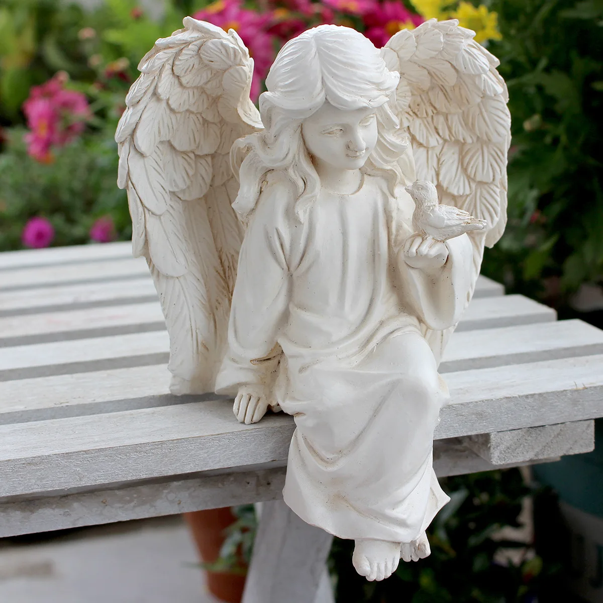 Handmade Angel Figurine- Scandinavian Style Decor for Bedroom & Study