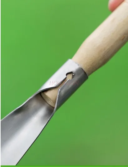 Małe narzędzie do sadzenia kwiatów ze stali nierdzewnej, mała łopata do sadzenia doniczek ogrodniczych, mini łopata