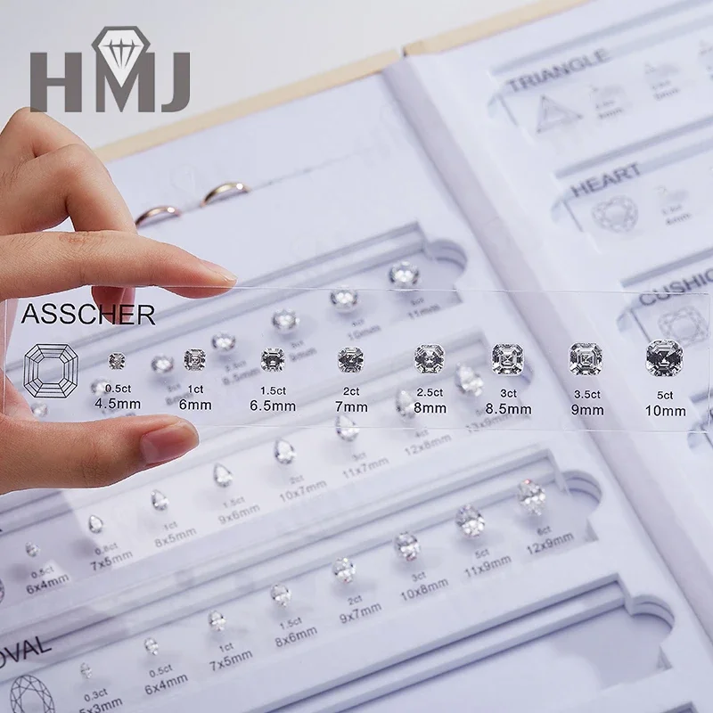 High Quality Diamond Cutting Carat Tools | Ring Mainstone Size Comparison Gemstone Set | For Custom Jewelry Designers