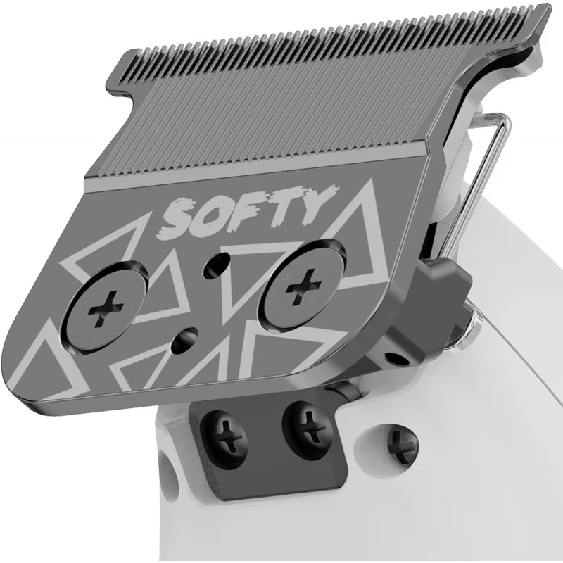 TPCB Play Barber Tondeuses à cheveux pour hommes 7500 tr/min avec poignées en caoutchouc (blanc 3 jeux)