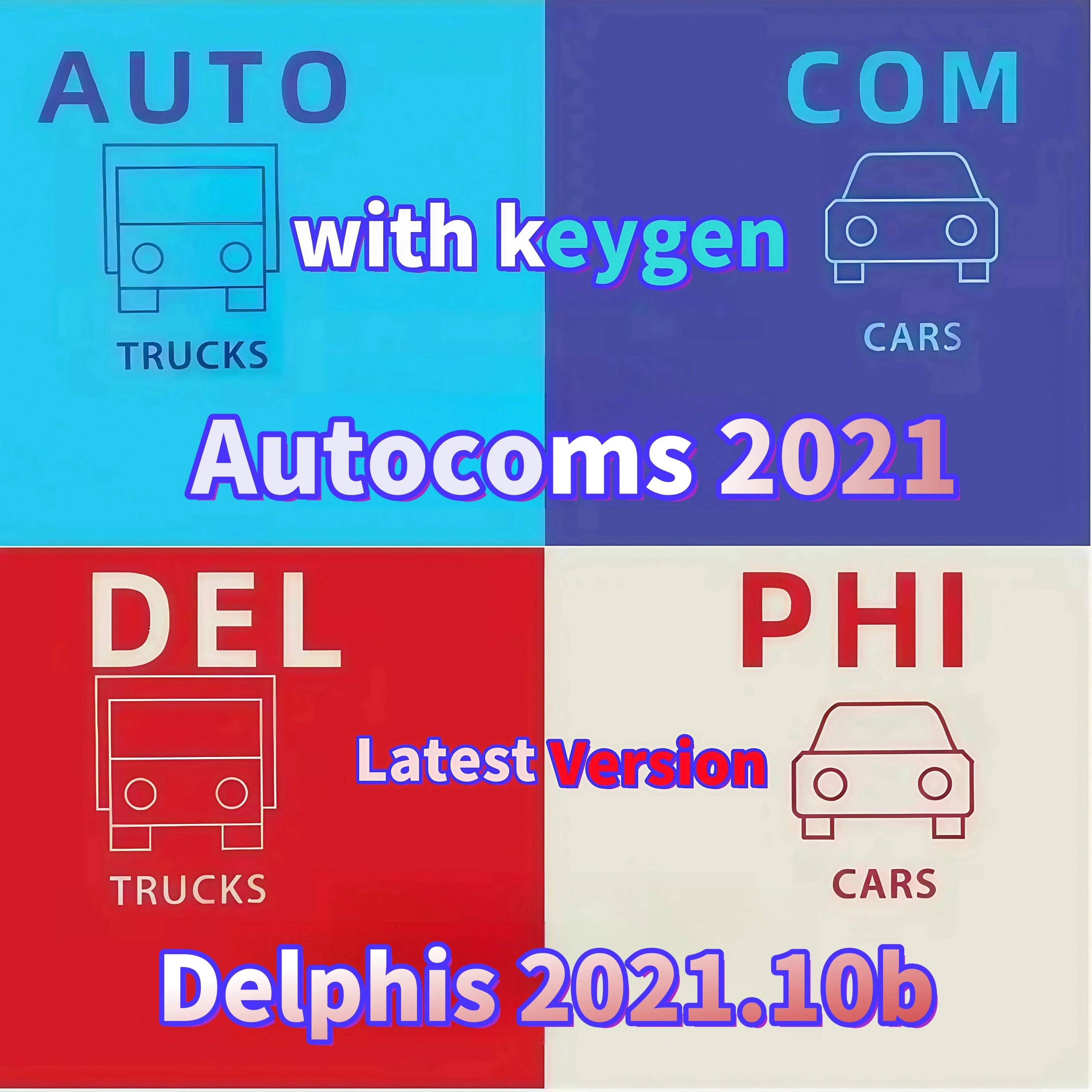 

2025 Supercharge Car Diagnostics! Newest Delphis 2021.10b with Keygen, DS 150 2021.11 Codings, Bluetooth OBD2