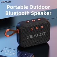 ZEALOT-S75 Outdoor Portable Speaker Dual-Driver Bluetooth Speaker, IPX6 Waterproof, True Wireless Stereo for Outdoor