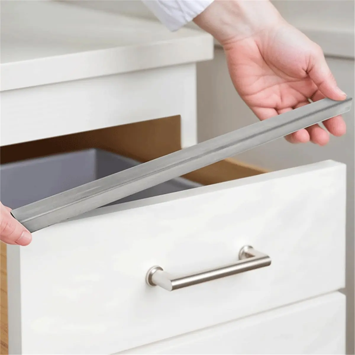 2026 Trend Stainless Steel Drawer Cap Protects Cabinet Edges From Damage Fits 3/4