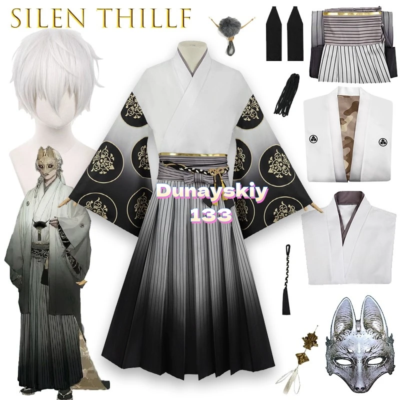 Anime Game Character Cosplay Costume Set Sile Foxnt HilF Fox Mask Chang Xishouxing Halloween Christmas Party Outfit