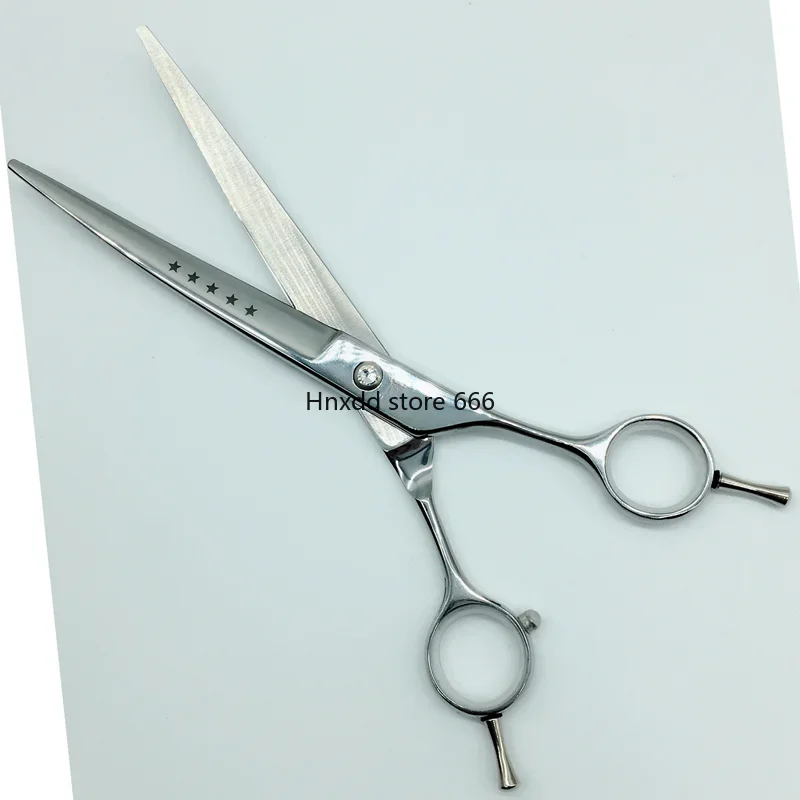 Professional pet cat and dog grooming hairdressing, hair trimming, stainless steel scissors