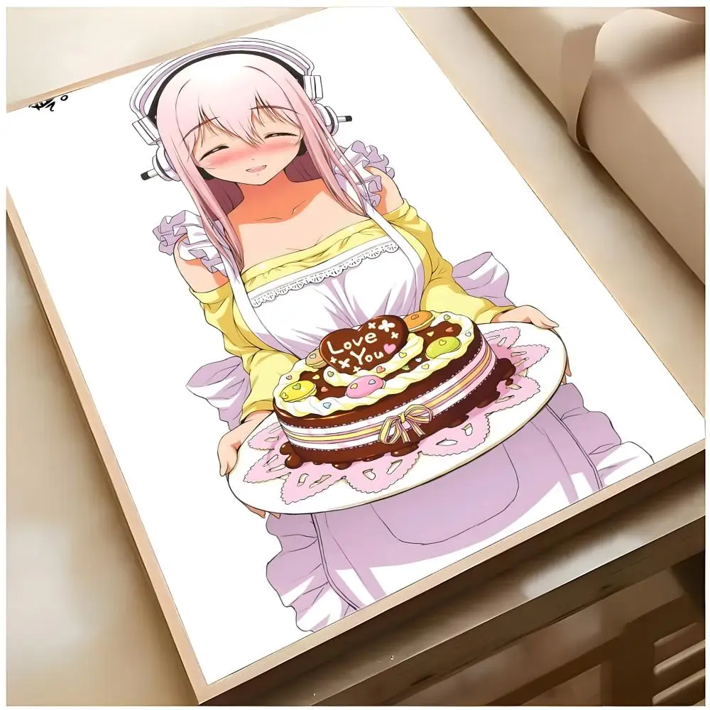 Niedlicher Anime-Charakter S-Super Sonico Poster Superior Home Space Pub Indoor Dekorative Kunst & Wohndekoration – Detail 22