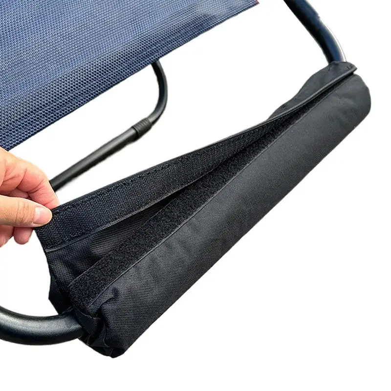 Lounge Chair Cushion Reusable Outdoor Ottoman Cushion Portable Lounge Accessory Lightweight Camping Gear For Backyard Relaxation