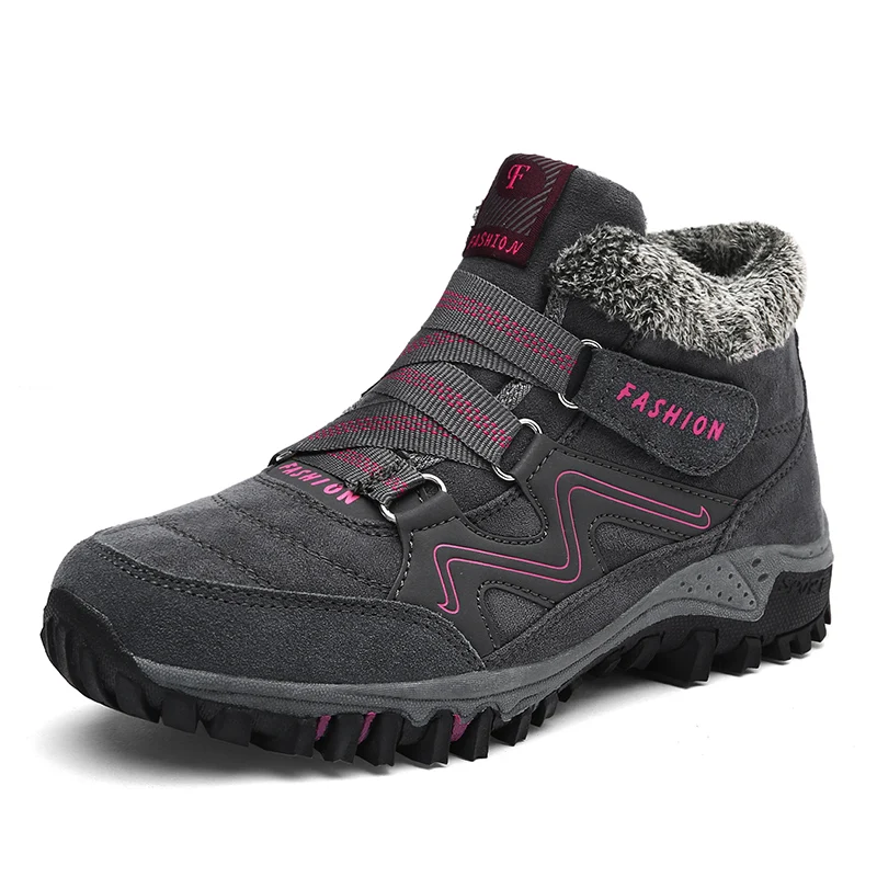 Winter Warme Stiefeletten Männer Frauen Outdoor Wandern Schuhe Berg Schneeschuhe Schnee Stiefel Trekking Plus Große Größe 49 50 51 52 53 54