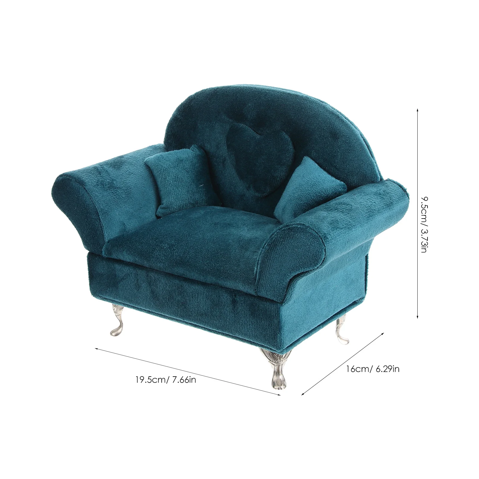 صندوق منظم أريكة على شكل أريكة على شكل حلي صغيرة لتخزين حلية القلادة والقرط وحلقة السفر المحمولة #6