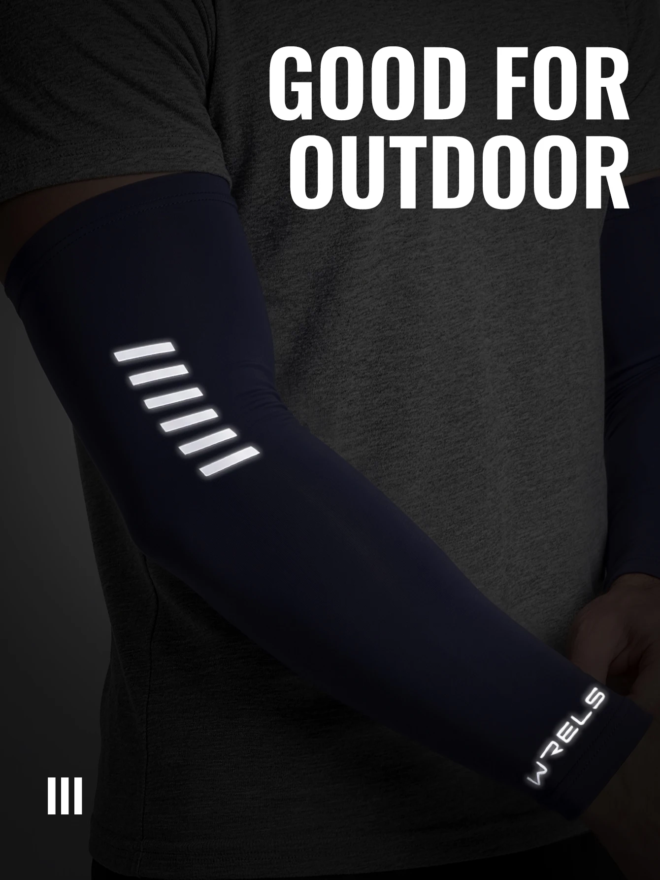 WRELS Fahrrad-Armstulpen, UV-Schutz, Sonnenschutz, zum Laufen, Fahren, Angeln, leichte Basketball-Armschützer, Sport-Armstulpen – Detail 12