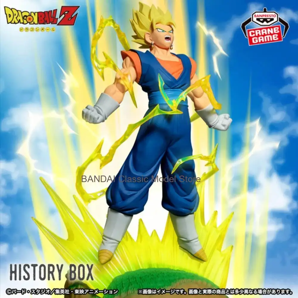 

Original BANDAI BANPRESTO Dragon Ball History Box Vegetto Anime Figurine Genuine Action Figure Toys Collections Model Gifts