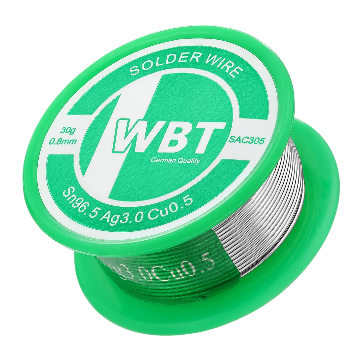 WBT Soldering Wire 0.8mm 30g SAC305 Lead-Free Silver Containing 3% Fever Audio Headphone Audio Soldering Wire 60/40