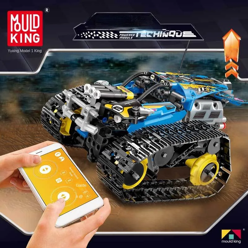 

13032/13036 Creative RC Off-road Vehicle 2.4G 4WD Remote Control Track Car Building Blocks Bricks RC Racing Car Kids Toy Gifts