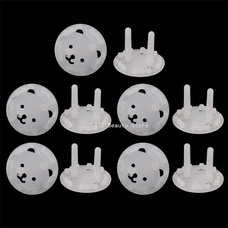 10/20/50/100PCS EU Plug Baby Safety Child Electric Socket Outlet Protection Security Two Phase Safe Lock Cover Kids Sockets