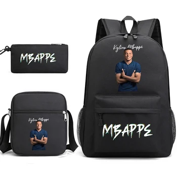 Student school bag set youth backpack pencil bag shoulder bag 3 piece set