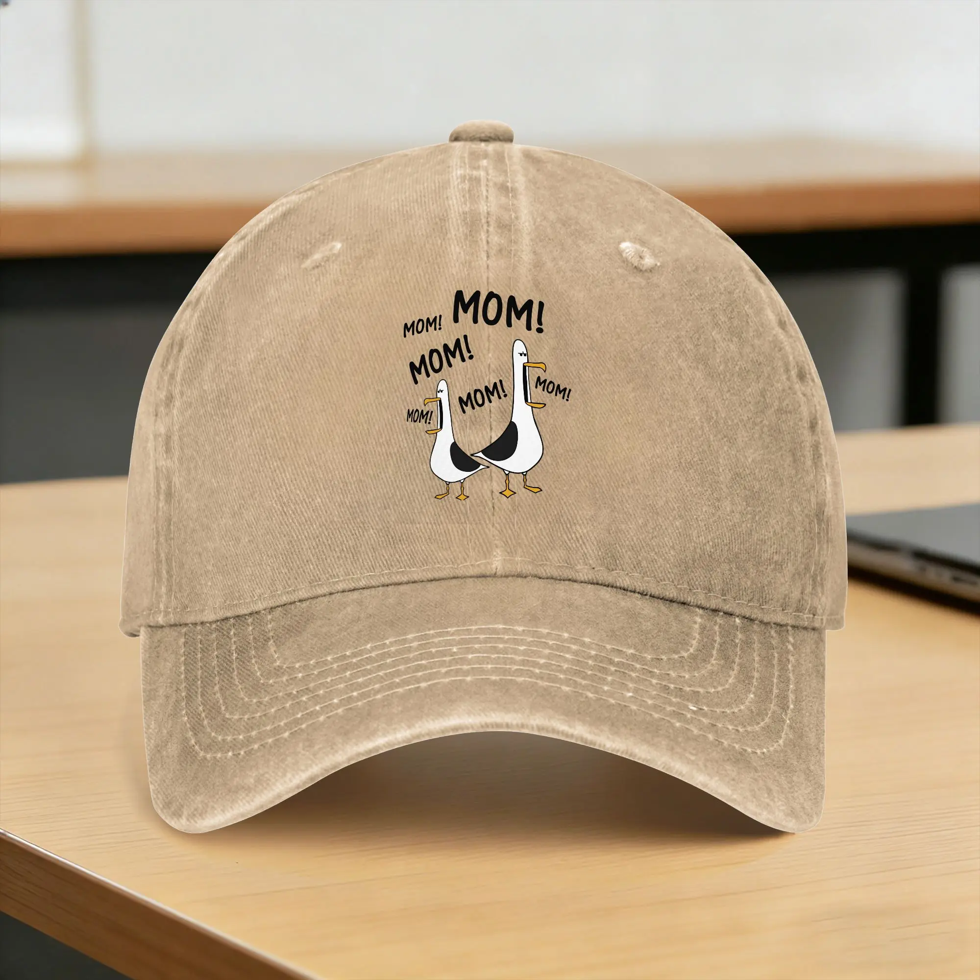 Seagull Mom Mom Mom Funny Mothers Day Casual Baseball Cap  Outdoor Sports Hip Hop Hats Summer Unisex-Teens Trendy Baseball Caps