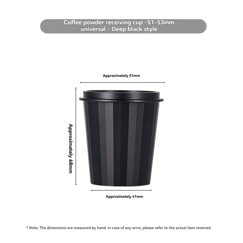 커피 메이커 기계 용 51/53Mm 알루미늄 합금 커피 도징 컵 파우더 체 파우더 링 커피 그라인더 Sifter-A77G