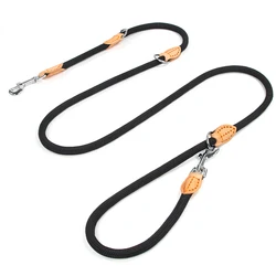 New Generation Dog Leash Multifunctional 2.1M Adjustable and Nylon for Large Hands-Free Leash for 2 Dogs Universal